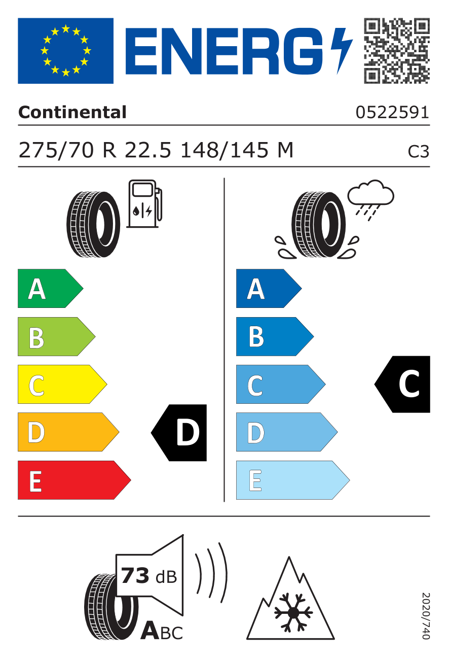 CONTINENTAL HYBRID HD3